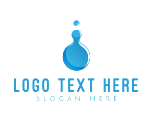 Cleaner - Blue Water Drop logo design