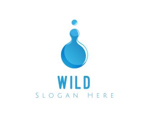 Plumber - Blue Water Drop logo design