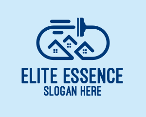 Cleaning Equipment - House Cleaning Squeegee logo design