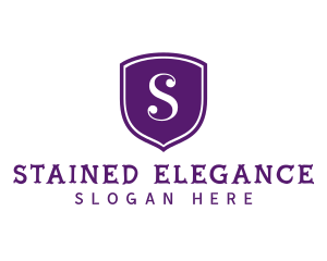 Stylish Business Shield logo design