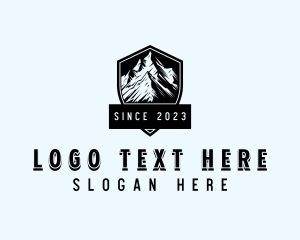 Tourist - Travel Mountain Climbing logo design
