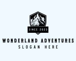 Travel Mountain Climbing logo design