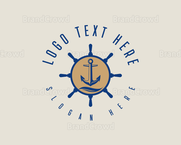 Fishing Anchor Sail Logo