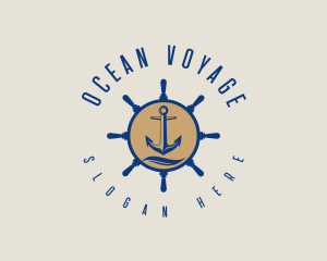 Fishing Anchor Sail logo design