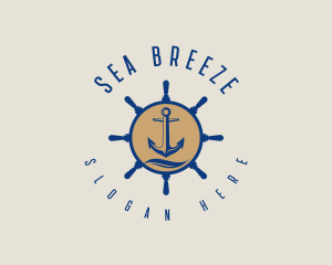 Fishing Anchor Sail logo design