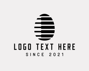 Oval - Piano Keyboard Music logo design