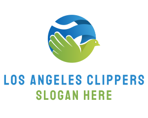 Messaging - Globe Dove Charity logo design