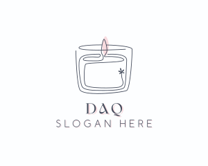 Candle Interior Designer Decor Logo