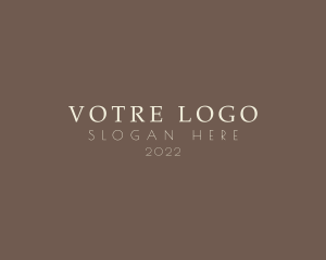 High End - Modern Luxury Brand logo design