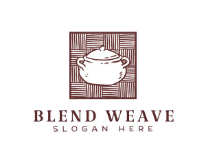 Weave Traditional Pot logo design