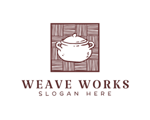 Weave - Weave Traditional Pot logo design