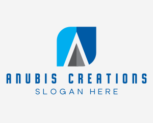 Modern Construction Letter A logo design