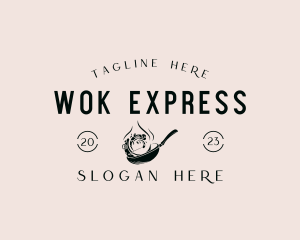 Cooking Wok Restaurant logo design