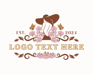 Accessory - Floral Woman Fashion logo design
