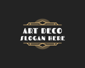 Art Deco Company Business logo design