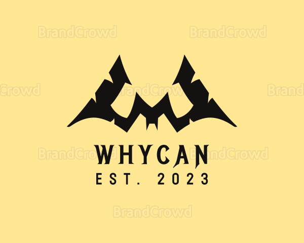 Bat Wings Letter W Logo