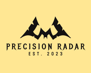 Radar - Bat Wings Letter W logo design