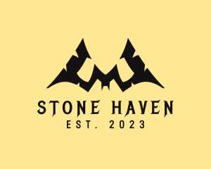 Cave - Bat Wings Letter W logo design