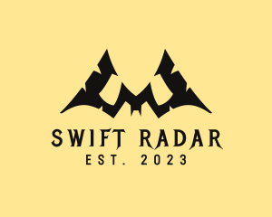 Radar - Bat Wings Letter W logo design