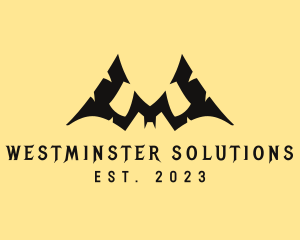 Bat Wings Letter W logo design