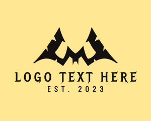 Flying - Bat Wings Letter W logo design