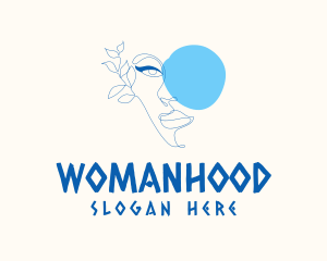 Greek Woman Beauty Logo