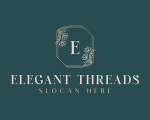 Stylish Floral Boutique logo design