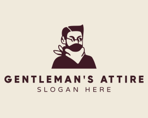 Fashion Gentleman Haircut logo design