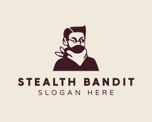 Bandit - Fashion Gentleman Haircut logo design