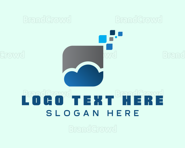 Digital Pixel Cloud Logo