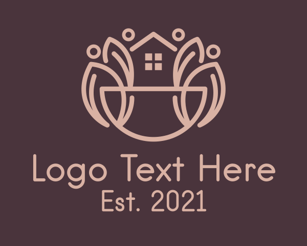 Coffee Bean - House Leaf Bowl logo design