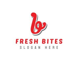 Food Chain - Fancy Unique Restaurant logo design
