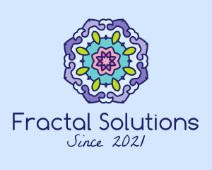 Fractal - Moroccan Decoration Flower logo design