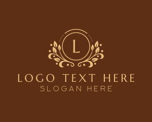 Leaf - Elegant Ornamental Boutique logo design