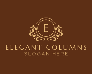 Elegant Ornamental Boutique logo design