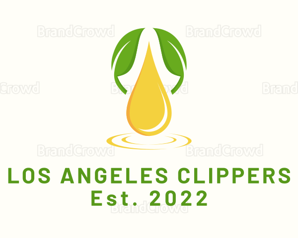 Natural Oil Droplet Logo