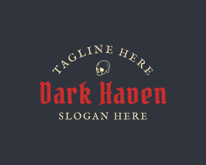 Gothic - Gothic Tavern Skull logo design