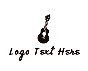 Singer - Acoustic Guitar Band logo design