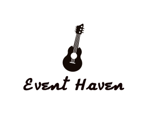 Venue - Acoustic Guitar Band logo design