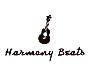 Acoustic Guitar Band logo design