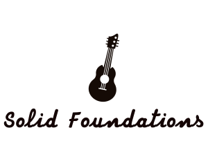 Band - Acoustic Guitar Band logo design