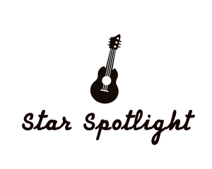 Acoustic Guitar Band logo design