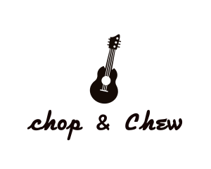 Folk - Acoustic Guitar Band logo design