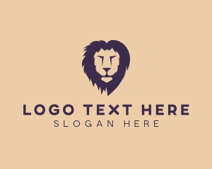 Animal - Lion Animal Safari Zoo logo design