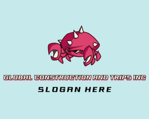 Team - Crab Crustacean Seafood logo design
