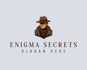 Detective Man Investigator logo design