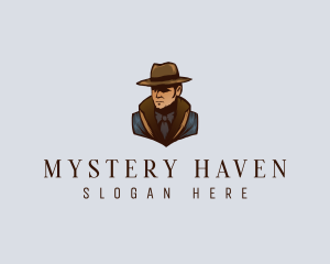 Detective Man Investigator logo design