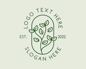 Organic - Garden Plant Sprout logo design