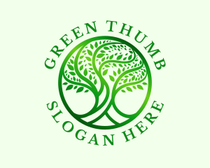 Green Tree Planting logo design