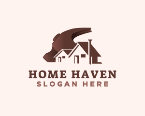 House - House Hammer Contractor logo design
